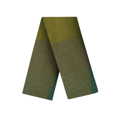 Cinturón plisado a cuadros estilo bohemio