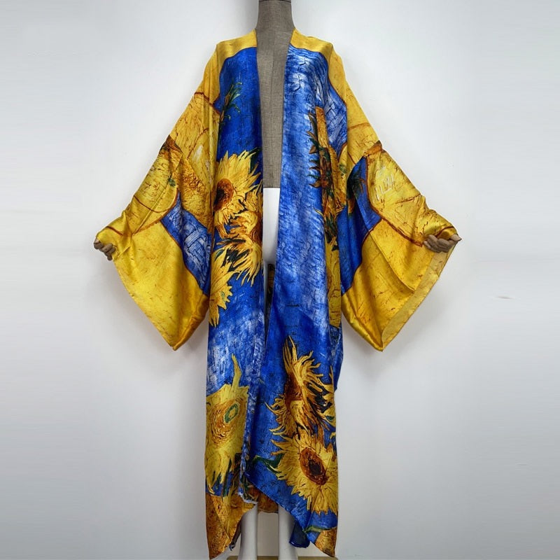 Sunflower Kimono - Lashawn Janae (7296569999518)