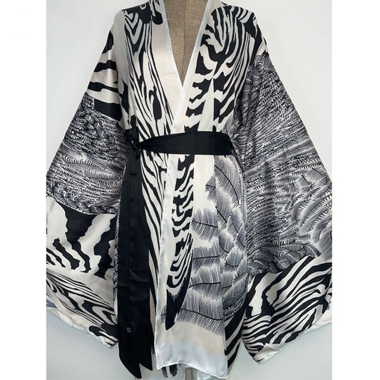 Wild Piano Kimono (Short) - Lashawn Janae (7260730196126)