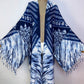 Denim Tie Die Fringed Kimono - Lashawn Janae
