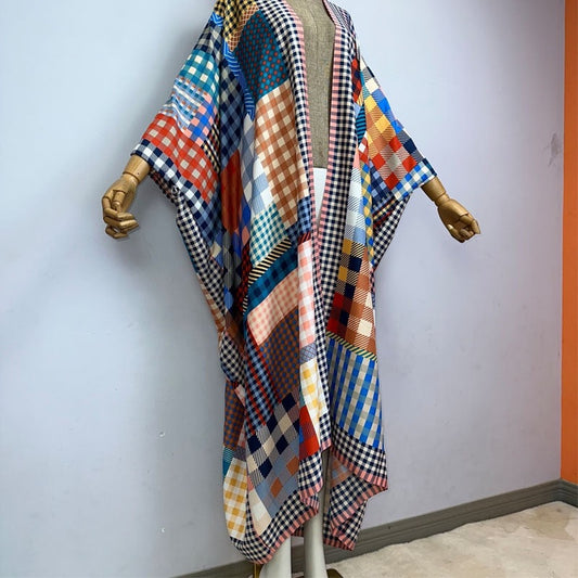 Plaid Paradise Kimono - Lashawn Janae