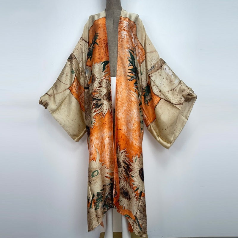 Sunflower Kimono - Lashawn Janae (7296569999518)