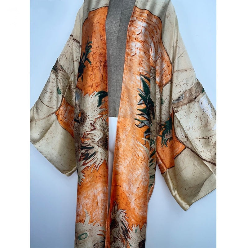 Sunflower Kimono - Lashawn Janae (7296569999518)